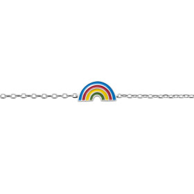 Bracelet arc en ciel en argent