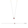 Collier fraise en argent