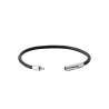 Bracelet homme cuir noir