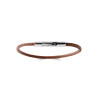Bracelet homme cuir marron