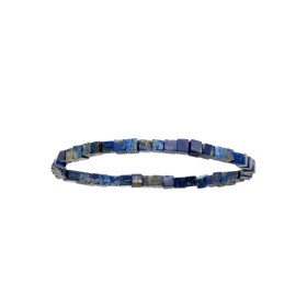 Bracelet homme perle carré...