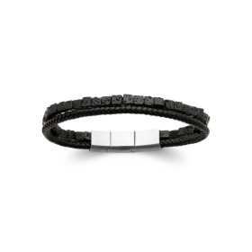 Bracelet homme cuir noir...