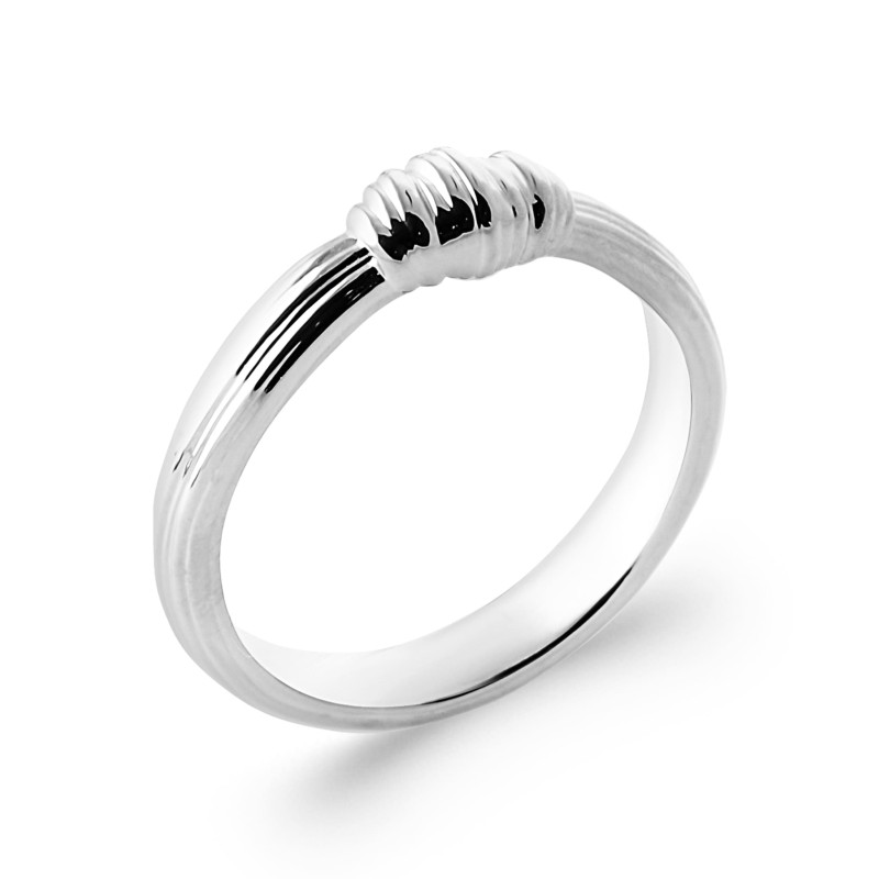 Bague femme effet cordon