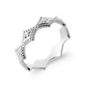 Bague femme style couronne