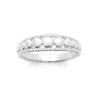 Bague femme large avec plus de rond