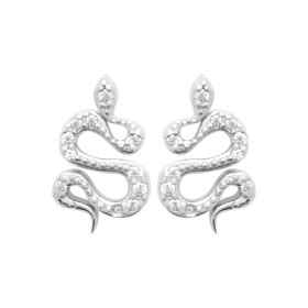 Boucles d'oreilles serpent CZ