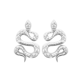 Boucles d'oreilles serpent CZ