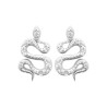 Boucles d'oreilles serpent CZ