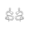 Boucles d'oreilles serpent CZ