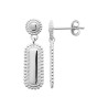 Boucles d'oreilles pendante avec plaque
