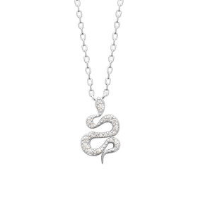 Collier pendentif serpent