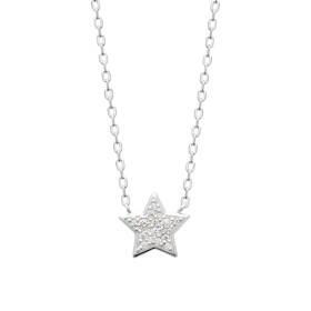 Collier pendentif étoile CZ