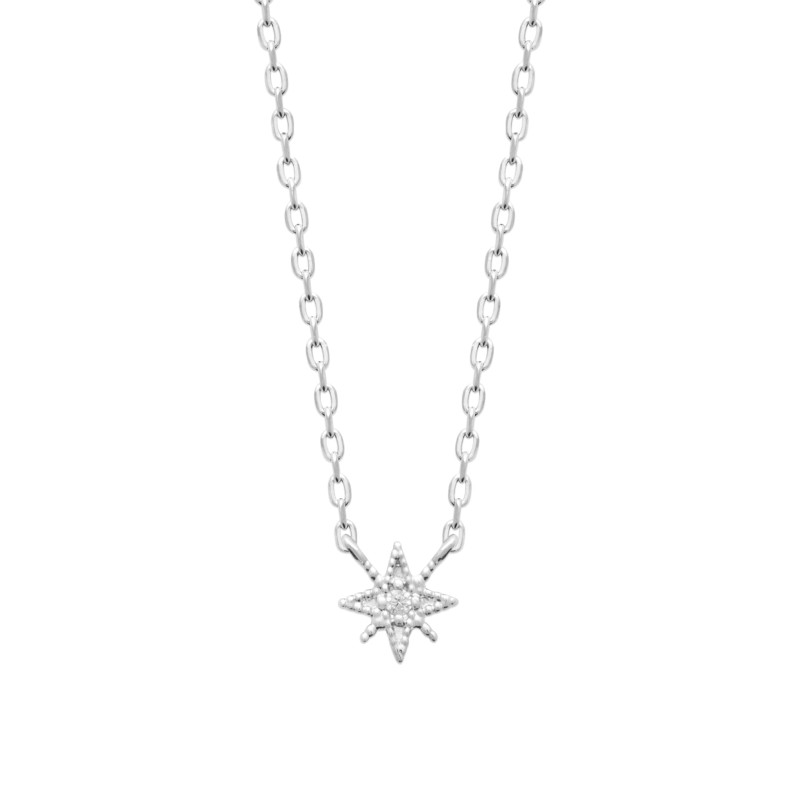 Collier pendentif étoile filante