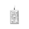 Pendentif rectangle étoile filante
