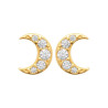 Boucles d'oreilles lune