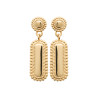 Boucles d'oreilles pendante avec plateau