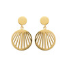 Boucles d'oreilles pendante effet coquillage