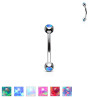 Piercing arcade bille opale 3mm