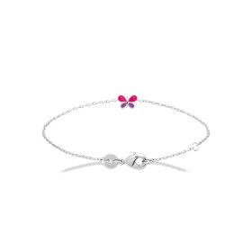 Bracelet en argent papillon