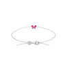 Bracelet en argent papillon