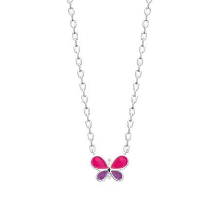 Collier en argent papillon