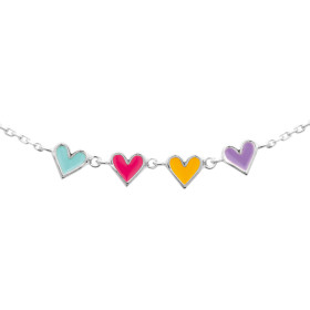 Collier en argent petit cœur