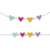 Collier en argent petit cœur