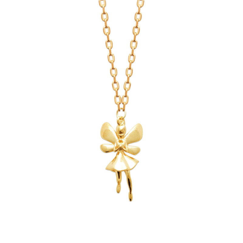 Collier fée plaqué or