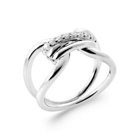 Bague en argent deux...