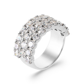 Bague en argent épaisse...