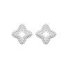 Boucles d'oreilles en argent étoile CZ et billes