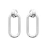 Boucles d'oreilles en argent nœud