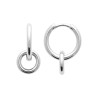 Boucles d'oreilles en argent créoles dans créoles