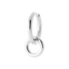 Boucles d'oreilles en argent créoles dans créoles