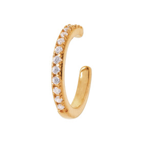 Ear cuffs plaqué or anneau avec CZ