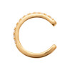 Ear cuffs plaqué or anneau avec CZ