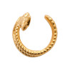 Ear cuffs plaqué or serpent