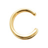 Ear cuffs plaqué or triple anneau