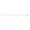 Bracelet plaqué or bille sur chaine