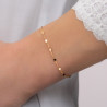 Bracelet plaqué or Poésie Dorée