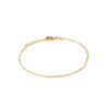 Bracelet plaqué Poésie Dorée
