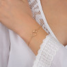 Bracelet plaqué or Infini Doré