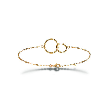 Bracelet plaqué or Infini Doré
