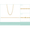 Bracelet plaqué or Lignes Dorées