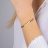 Bracelet plaqué or Ronde des Éclats