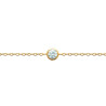 Bracelet plaqué or Perle d'Or CZ
