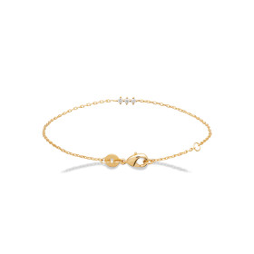Bracelet plaqué or Étoile Scintillante