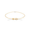 Bracelet plaqué or Étoile Scintillante