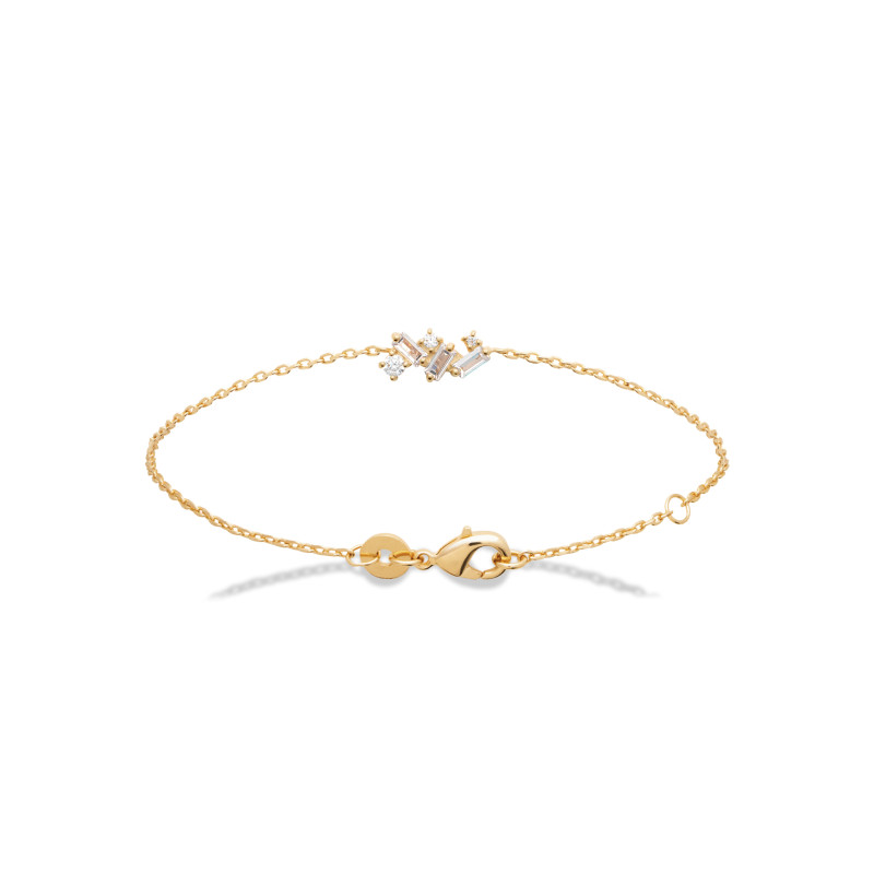 Bracelet plaqué or Cascade de Lumière