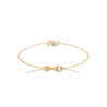 Bracelet plaqué or Cascade de Lumière